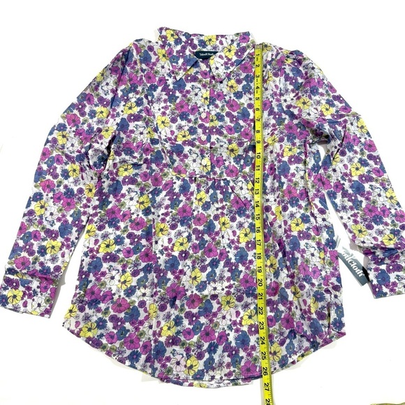 New ModCloth Flower Patch Pleasantries Popover Shirt - Picture 6 of 8
